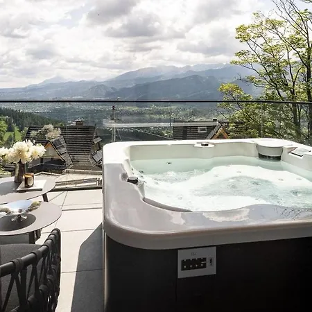 シャレー Tatra Peaks & Soak Over Zakopane Salamandra コシチェリスコ